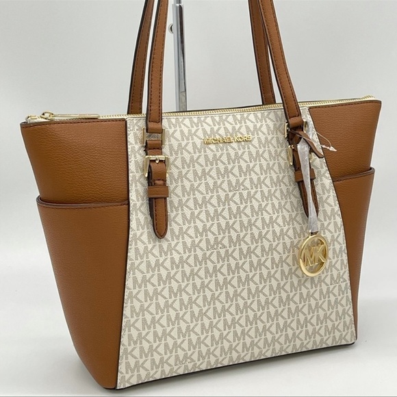 Michael Kors Charlotte Large Top Zip Tote Bag - Picture 3 of 9